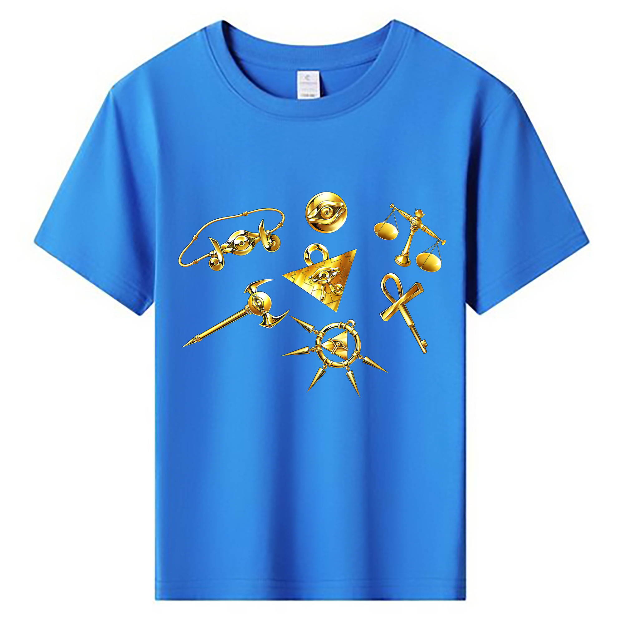 （画像用） 遊☆戯☆王 Yu-Gi-Oh! 綿100％キッズTシャツ（フロントプリント）